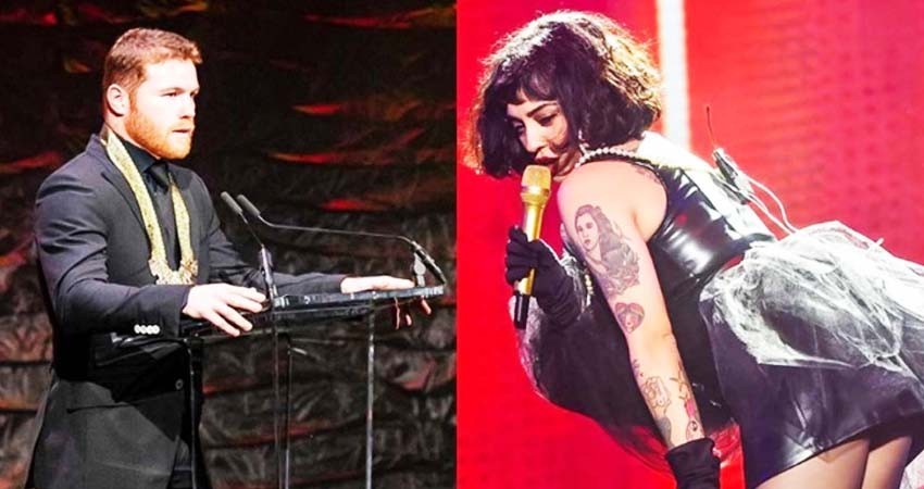 'Canelo' Álvarez y Mon Laferte se echan un palomazo y sorprenden a todos 'Canelo' Álvarez y Mon Laferte se echan un palomazo y sorprenden a todos