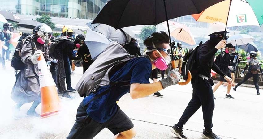 Prohíben marchar a encapuchados en Hong Kong Prohíben marchar a encapuchados en Hong Kong