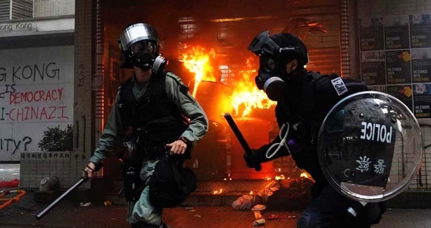 Contempla Hong Kong intervención militar si empeora crisis Contempla Hong Kong intervención militar si empeora crisis