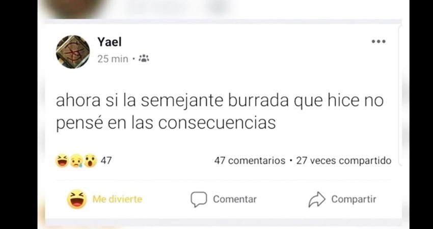 Yucateco postea amenaza y está metido en un gran lío Yucateco postea amenaza y está metido en un gran lío