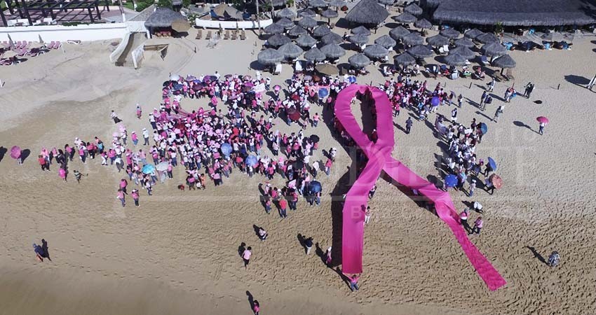 Crearán lazo humano para conmemorar la lucha contra el cáncer de mama Crearán lazo humano para conmemorar la lucha contra el cáncer de mama