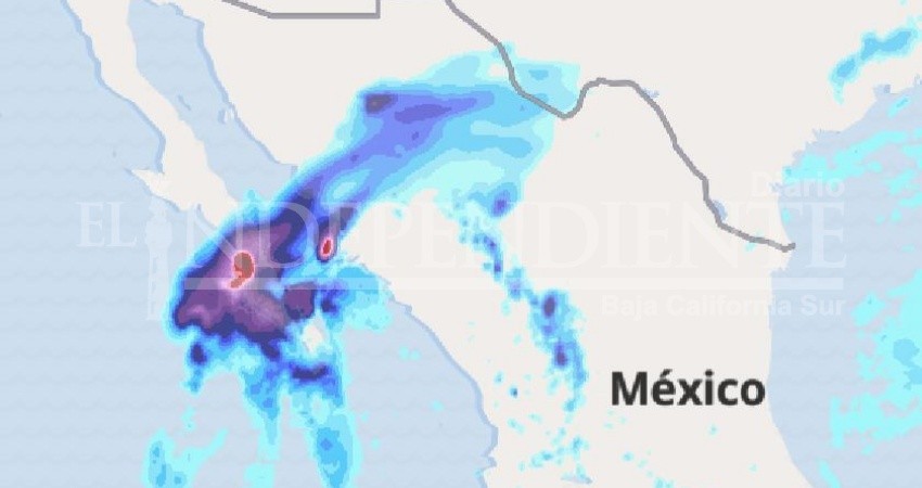 Continuarán las lluvias esta noche y mañana lunes en BCS Continuarán las lluvias esta noche y mañana lunes en BCS