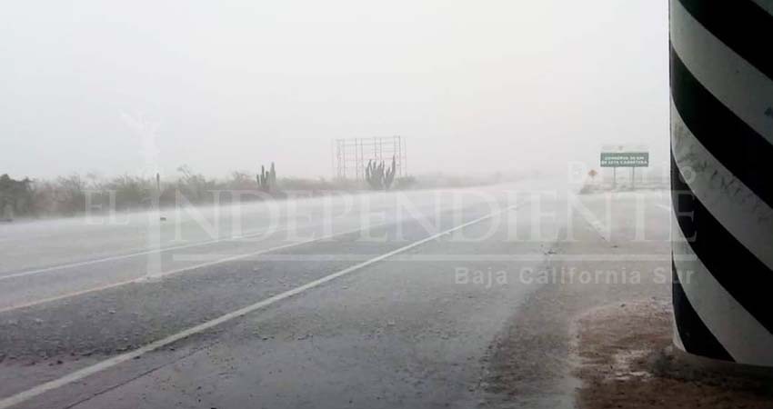 Carretera Los Cabos-La Paz, sin daños considerables por lluvias: SCT