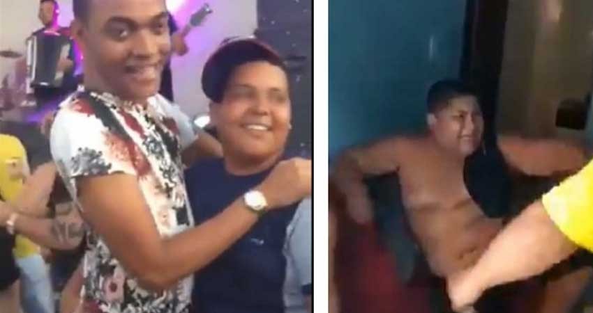 Padre homofóbico azota a su hijo por bailar con un gay Padre homofóbico azota a su hijo por bailar con un gay