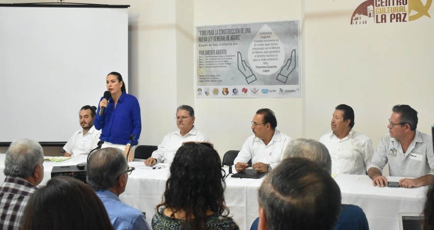 Se lleva a cabo en La Paz el Foro para Nueva Ley General de Aguas Se lleva a cabo en La Paz el Foro para Nueva Ley General de Aguas