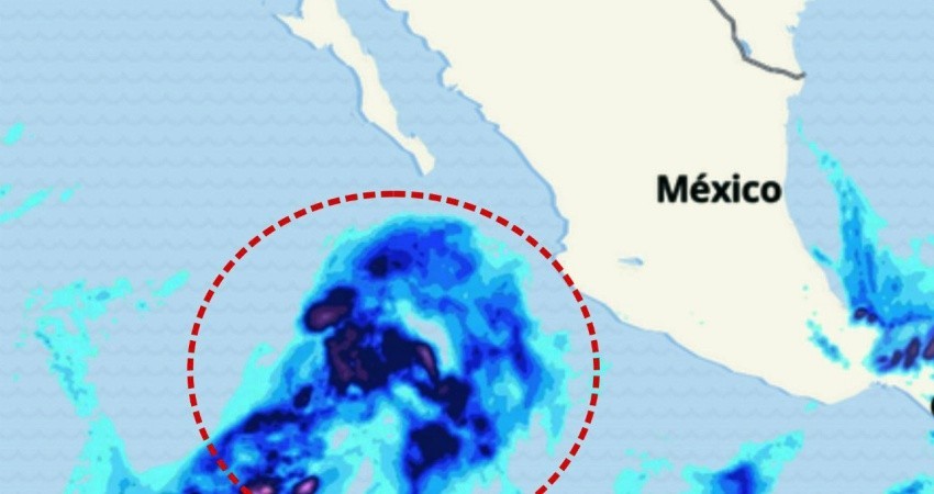 Posibles lluvias para BCS por formación de depresión tropical en el pacifico