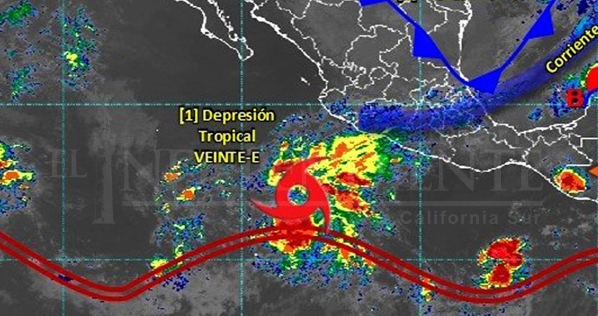 Se forma la Depresión Tropical 20-E en el Pacífico Se forma la Depresión Tropical 20-E en el Pacífico