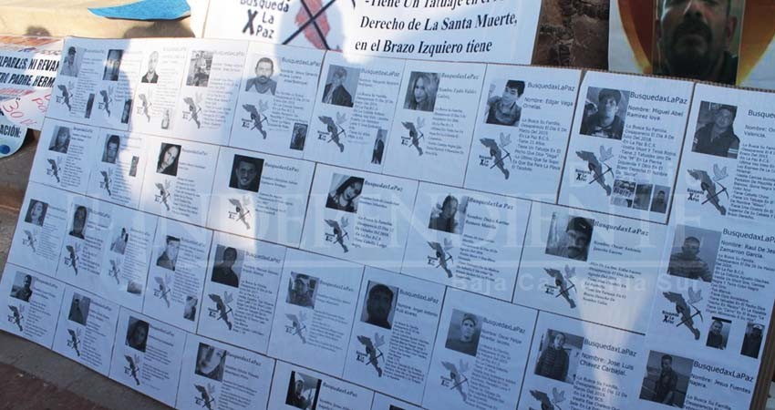 Desaparecidos de BCS, principal deuda en materia de seguridad este año Desaparecidos de BCS, principal deuda en materia de seguridad este año