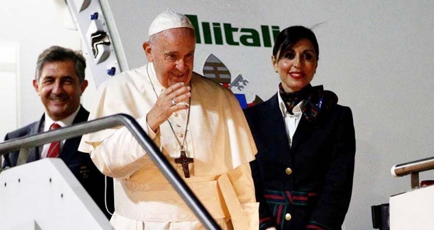 El Papa parte rumbo a Tailandia y Japón El Papa parte rumbo a Tailandia y Japón