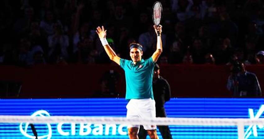 La Plaza México se rinde al talento y carisma del suizo Roger Federer La Plaza México se rinde al talento y carisma del suizo Roger Federer