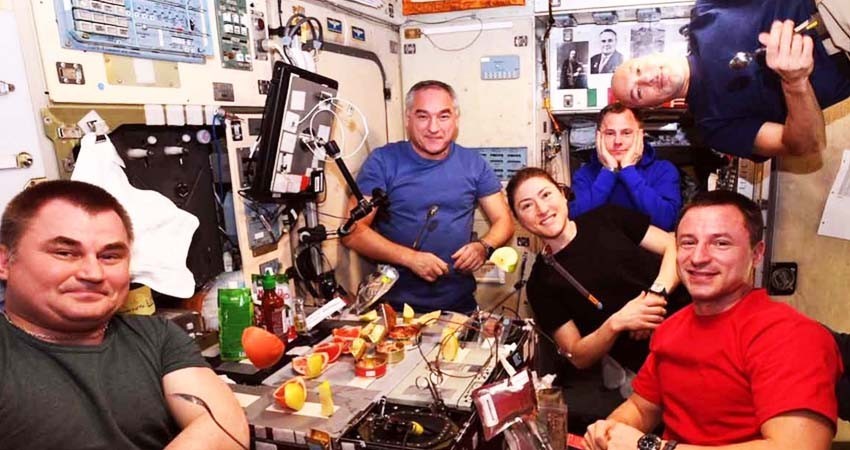 ¡Festejo de altura! Así fue Acción de Gracias para astronautas de la NASA ¡Festejo de altura! Así fue Acción de Gracias para astronautas de la NASA