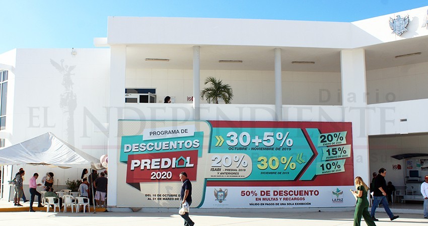 Sigue incrementándose la recaudación del Ayuntamiento de La Paz Sigue incrementándose la recaudación del Ayuntamiento de La Paz