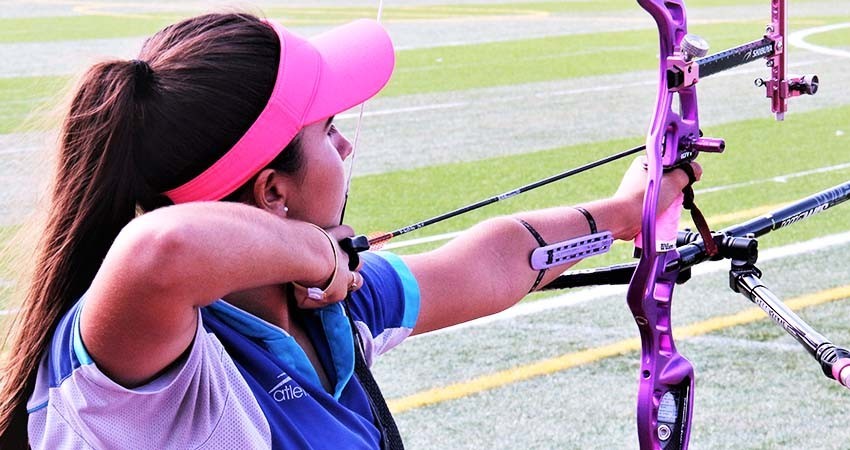 Tendrá Viviana Díaz control técnico de tiro con arco Tendrá Viviana Díaz control técnico de tiro con arco