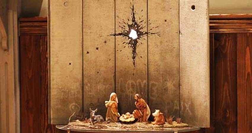 ‘La cicatriz de Belén’, nueva instalación de Banksy ‘La cicatriz de Belén’, nueva instalación de Banksy