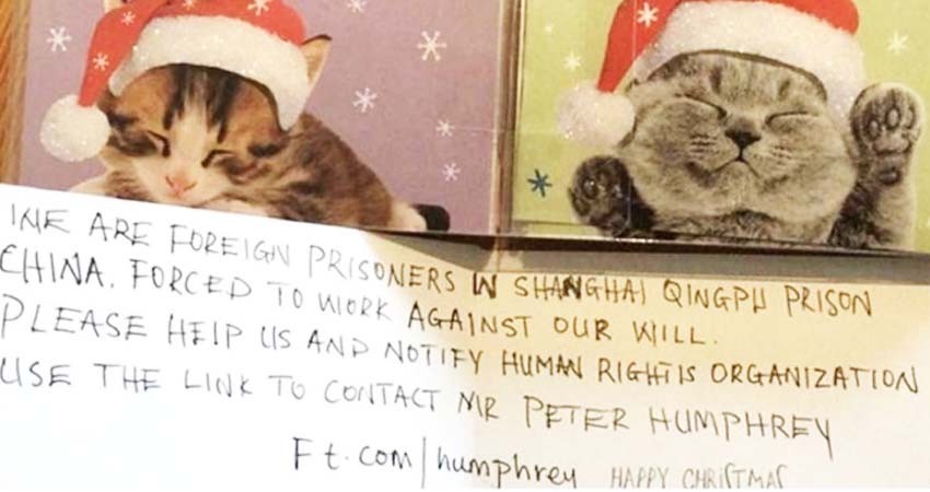 Niña encuentra aterrador mensaje en tarjeta de Navidad Niña encuentra aterrador mensaje en tarjeta de Navidad