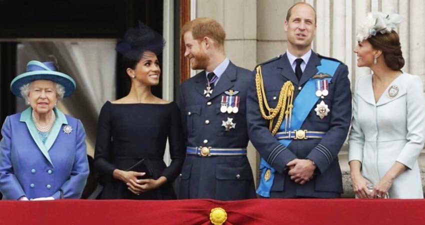 Reina Isabel pide a familia real 'solución' tras anuncio de Enrique y Meghan