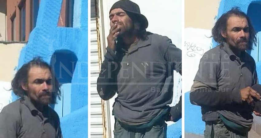 Piden apoyo para ubicar a familiares de un hombre en situación de calle en Los Cabos 