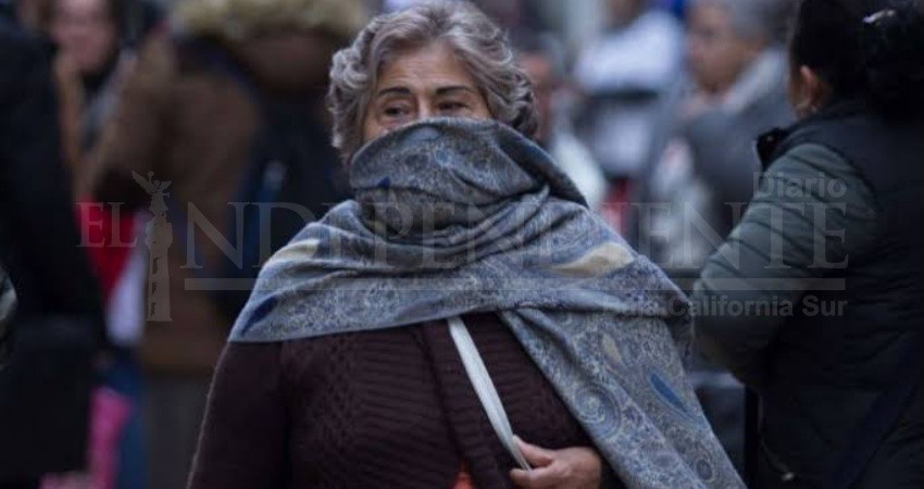Por nuevo frente frío, temperaturas podrían descender hasta 5 grados en BCS 