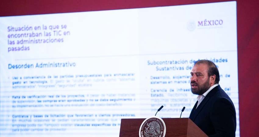 Detectan irregularidades en la compra de servicios y equipo tecnológico de sexenios anteriores Detectan irregularidades en la compra de servicios y equipo tecnológico de sexenios anteriores