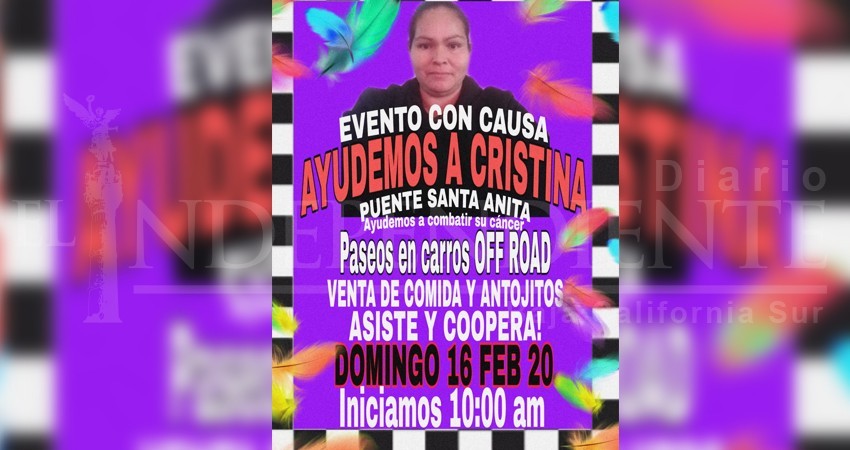 Invitan a la ciudadanía a sumarse al evento con causa “Todos con Cristy”