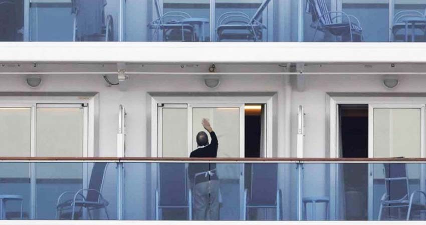 Suman 285 los infectados por coronavirus en crucero de Japón Suman 285 los infectados por coronavirus en crucero de Japón