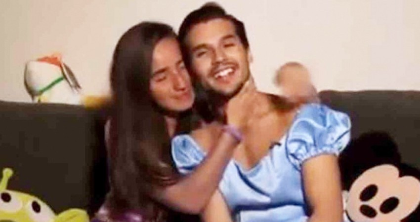 Memo Aponte comparte pertubador video con su novia Memo Aponte comparte pertubador video con su novia