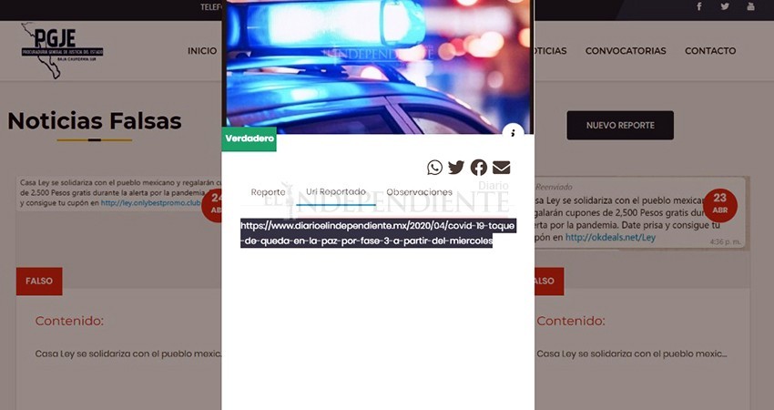 PGJE abre portal para identificar noticias falsas