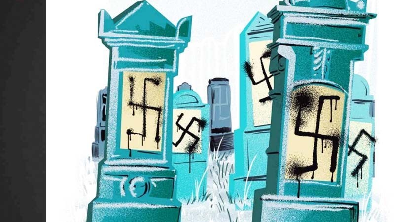 Rebrota antisemitismo a 75 años de muerte de Hitler