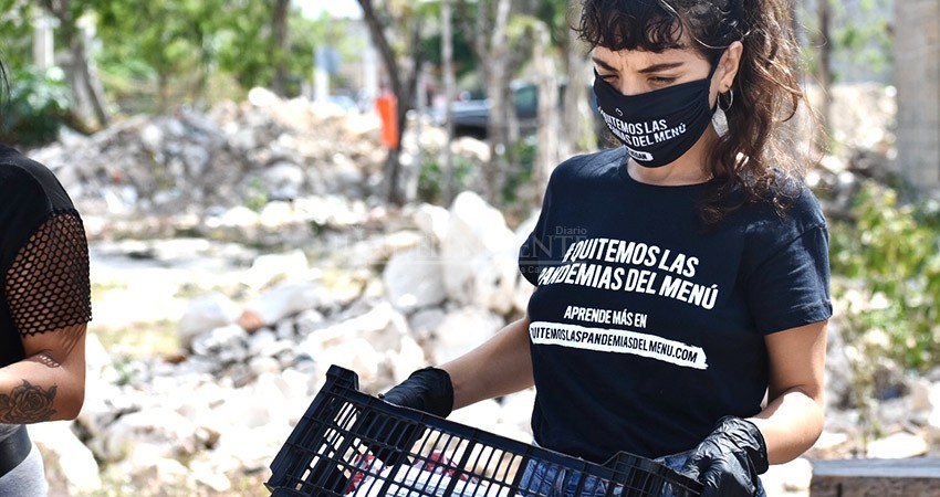 Entregarán comida y despensas libres de plásticos, sin crueldad animal a familias varadas en la feria