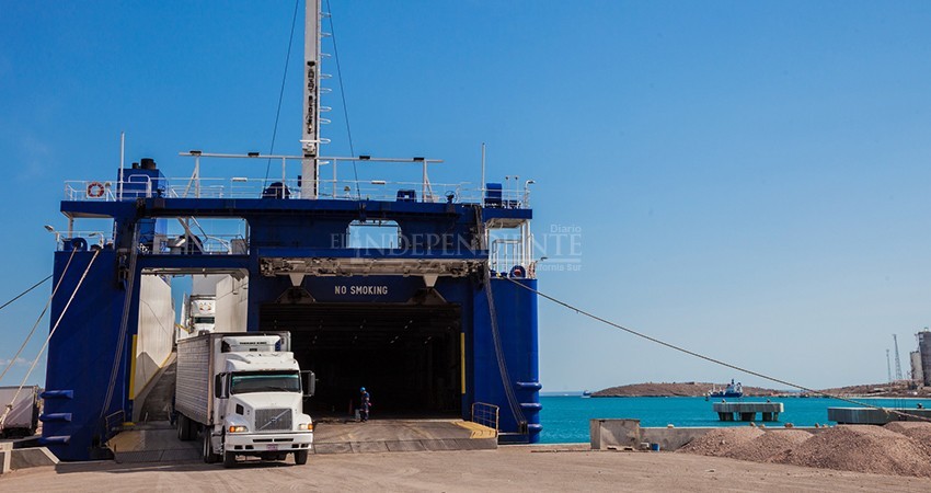 Transporte de mercancía vía  marítima a BCS ha bajado en un 85%