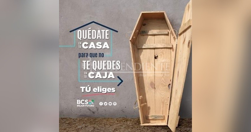 Tras relajación de ciudadanos por COVID-19, advierten de riesgos con un ataúd