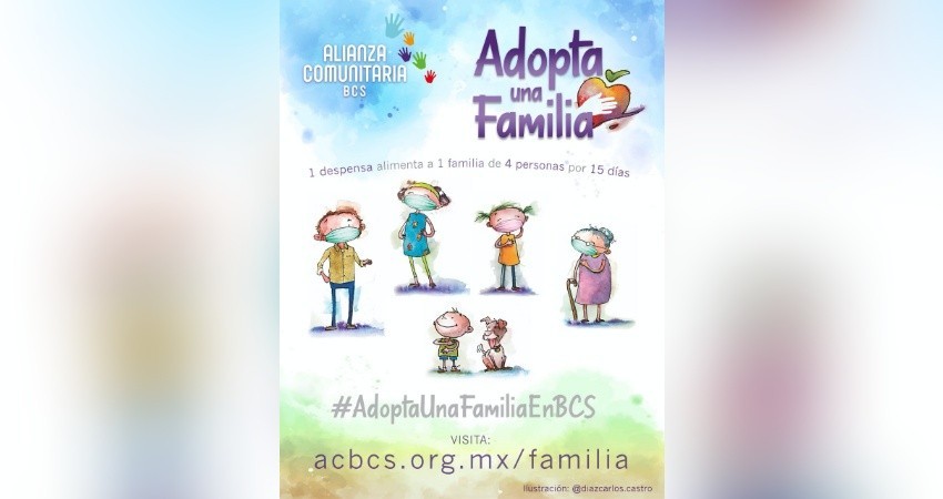 Alianza Comunitaria de Baja California Sur lanza programa “Adopta Una Familia”
