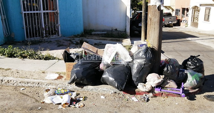 En aumento la basura en calles de Cabo San Lucas