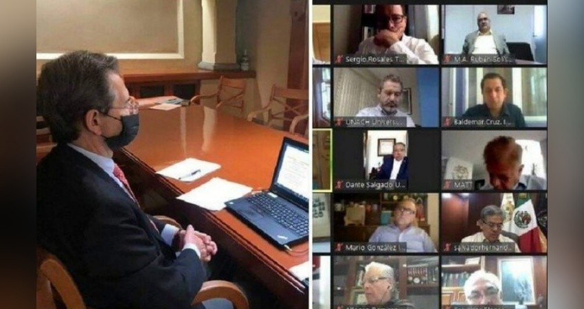 Participa UABCS en encuentro virtual con el titular de la SEP
