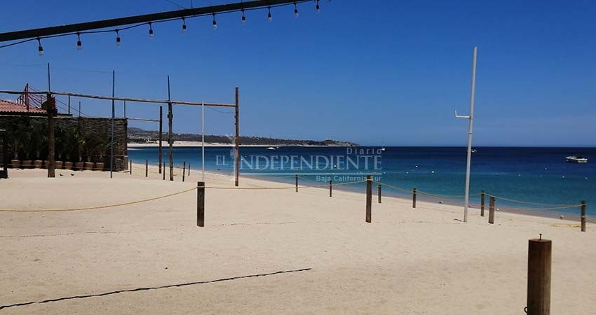 Aun en “pausa” playas de Cabo San Lucas por COVID-19