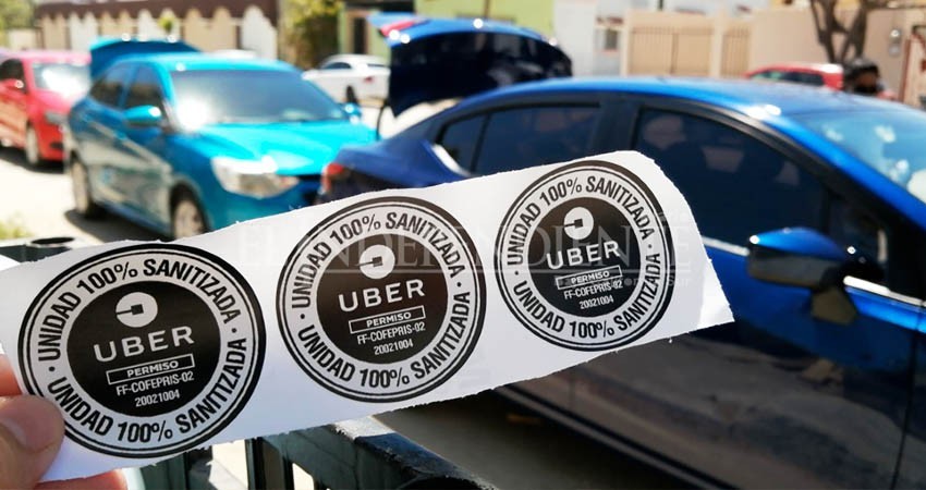 Libre de COVID-19 unidades de Uber en Los Cabos