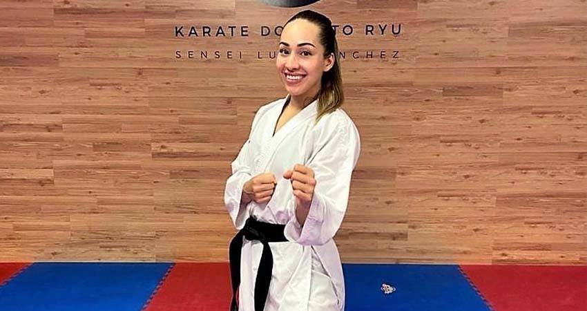 Emigra karateca Sudcaliforniana Paula Flores a Miami para entrenar