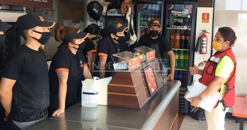 Cierran Pizzería y Nevería de La Paz por no respetar protocolos de salud Cierran Pizzería y Nevería de La Paz por no respetar protocolos de salud