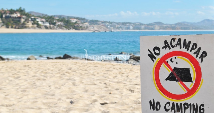 Campismo no está permitido en playas certificadas