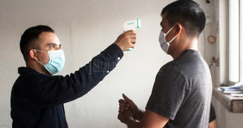 Sin termómetros farmacias y tiendas de La Paz