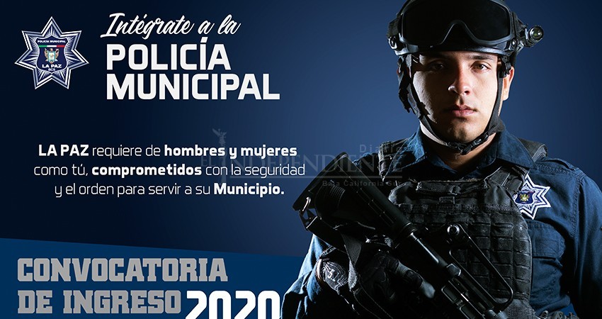 Continúa abierta convocatoria de ingreso a la policía municipal de La Paz