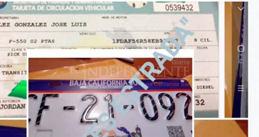 Ofertan en redes sociales placas de BCS “sin registro”