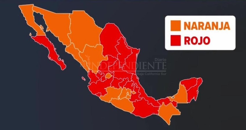 Propone SSA federal que BCS regrese a semáforo rojo, alerta máxima