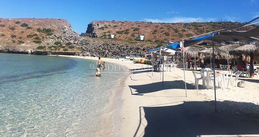 "Sin meterte" podrás ir a restaurantes en playas de La Paz