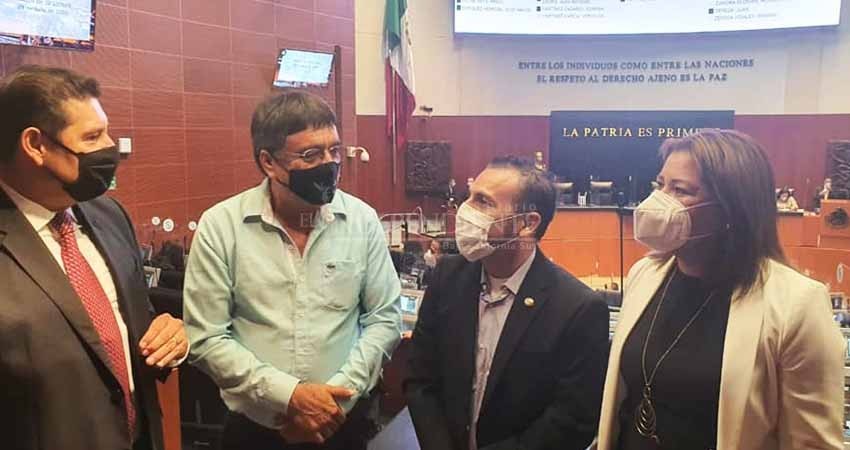 Acude delegado de CSL al Senado a pedir apoyos para solucionar problemas de agua, territorio y empleo Acude delegado de CSL al Senado a pedir apoyos para solucionar problemas de agua, territorio y empleo