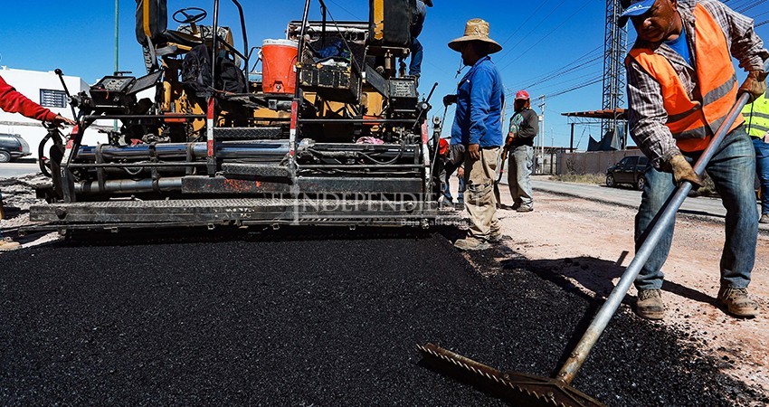 Se pavimentarán 55 mil metros cuadrados en La Paz: Muñoz Álvarez Se pavimentarán 55 mil metros cuadrados en La Paz: Muñoz Álvarez