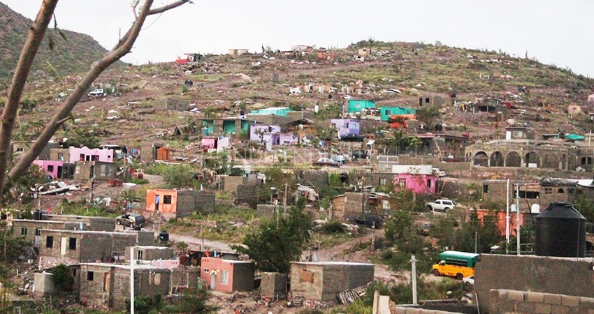 Más de 65 mil personas en BCS viven en zona de riesgo Más de 65 mil personas en BCS viven en zona de riesgo