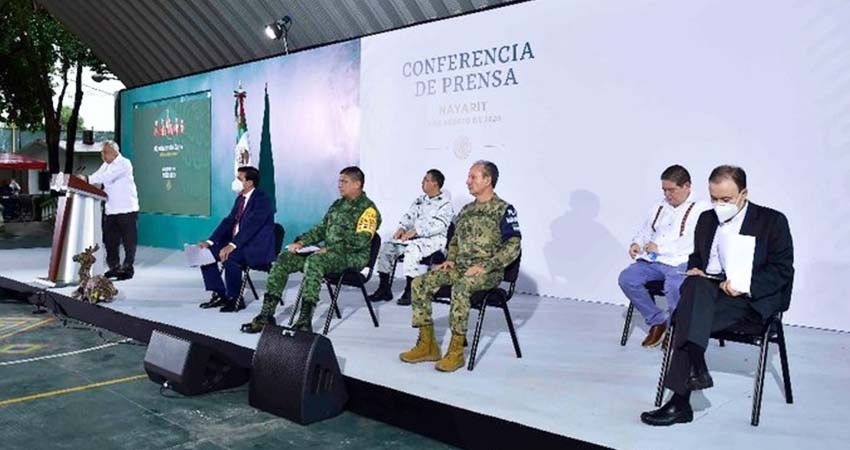 "Cambio de 180 grados" en la seguridad de Nayarit: AMLO