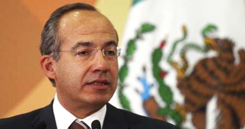 Acusa Calderon persecución por parte de AMLO Acusa Calderon persecución por parte de AMLO