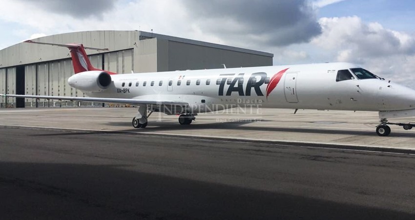 Regresa TAR a BCS; tendrá vuelos a Hermosillo y Mazatlán Regresa TAR a BCS; tendrá vuelos a Hermosillo y Mazatlán